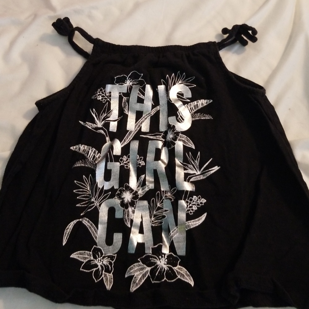 Black and silver tank